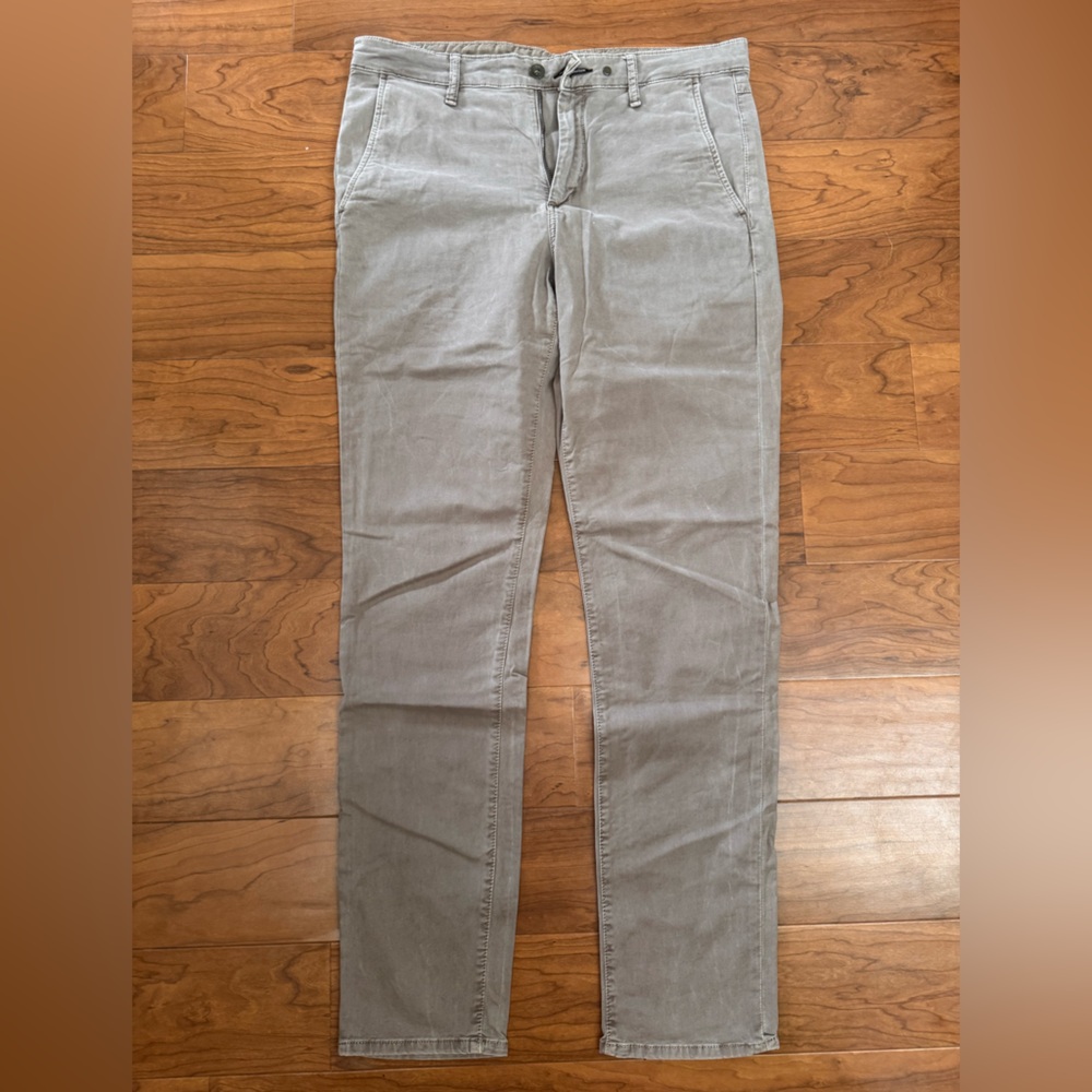Rag & Bone Slim Straight Taupe Chinos